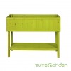 Mesa de cultivo madera verde 100x40x84cm